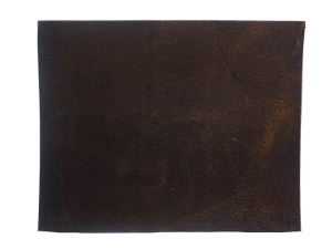 Distressed Woodland Pig Leather: Natural: Project Piece 4" by 4" 