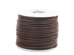 Calf Lace 1/8" x 50 yard: Dark Brown 
