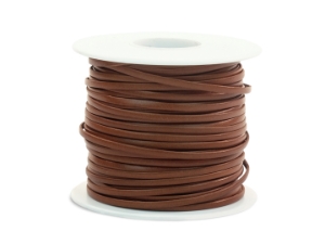 Calf Lace 3/32" x 50 yard: Saddle Tan 