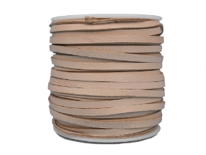 Goatskin Lace 1/8" x 25 yard: Natural 