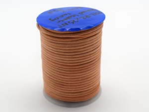 Round Lace 2mmx25 yards: Natural 