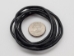 Round Lace 3mmx40" hank: Black - 297-R3x40-BK (Y1XC02)