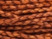 Round Braided Lace 3mm: Cognac (yard) - 297-RB3xYDCG (Y2HC05)