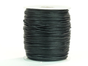 Round Smooth Cord 1.0mm x 100m: Black 