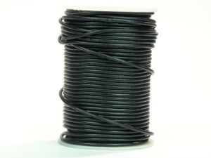 Round Smooth Cord 2.5mm x 50m: Black 