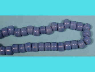 9mm Crow Beads: Opaque Blue (kg) glass beads