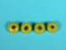 9mm Crow Beads: Opaque Yellow (kg) - 302-31 (Y1XRA)