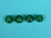 9mm Crow Beads: Translucent Green (kg) - 302-32 (Y1XRA)