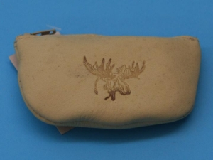 Huron Moosehide Change Pouch (2.5x4") change pouch, change purse, coin pouch, coin purse