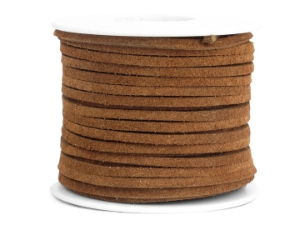 Suede Lacing 1/8": Medium Brown 