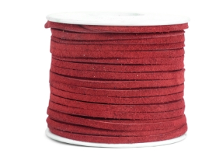 Suede Lacing 1/8": Red 