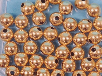 1/4" Brass Balls (100/bag) brass beads