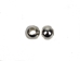 6mm Silver-Plated Solid Brass Beads (kg) - 326-09 (Y1J)