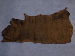 Navajo Buffalo Upholstery Leather: Mocha (sq ft) 