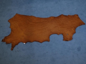 3-3.5 oz Tannery Run Buffalo Leather: Tobacco (sq ft) 