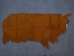 Ute Buffalo Upholstery Leather: Saddle (sq ft) - 334-UT14SD (Y1LRB)