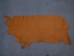Ute Buffalo Upholstery Leather: Saddle (sq ft) - 334-UT14SD (Y1LRB)