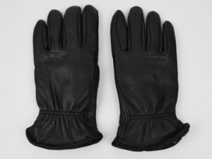 Black Ladies' Deerskin Gloves deer leather gloves