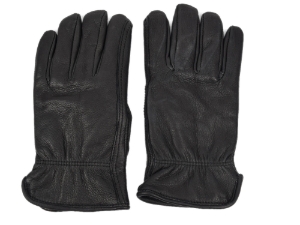 Black Men's Deerskin Gloves deer leather gloves