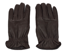 Brown Men's Deerskin Gloves deer leather gloves