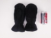 Suede Lined Black Mitts (Men) - 337-M802B-XL (L17)