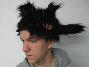 Imitation Bear Hat: Small: 22" bear hats, fake bear hats, reproduction bear hats