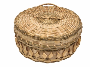 Abenaki Ash Splint Basket: P101-B 