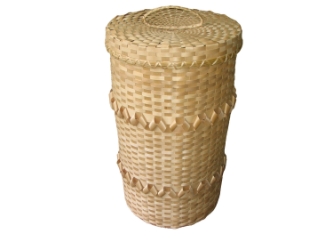 Abenaki Ash Splint Basket: P701 