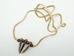Real Iroquois Badger Claw Necklace: 3-Claw - 368-703