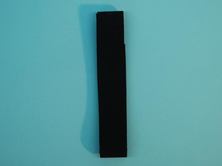 Suede Strip: 1 1/2"x42": Black 