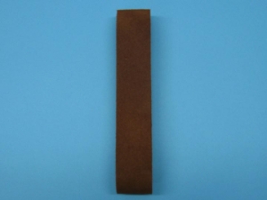 Suede Strip: 1 1/2"x42": Medium Brown 
