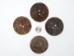 Palm-Cut 2-Hole Moose Antler Button: 3.0" - 38-P2-3.0 (Y2HC11)