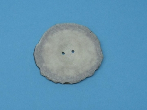Cross-Cut 2-Hole Moose Antler Button: 2.5-3.0" 
