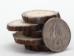 Cross-Cut Blind-Hole Moose Antler Button: 1.0-1.5" - 38-RB-1.0 (Y1XC03)