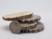 Cross-Cut Blind-Hole Moose Antler Button: 2.0-2.5" - 38-RB-2.0 (Y1KC04)