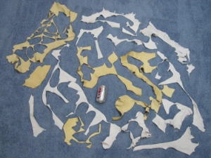 Goat Leather Scrap: Small Pieces (lb) 