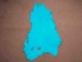 Deerskin Leather: #1/#2: Turquoise (sq ft) - 40-01-TQ (Y1LRK)