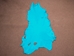 Deerskin Leather: #1/#2: Turquoise (sq ft) - 40-01-TQ (Y1L)