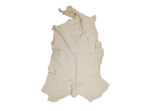 Deerskin Leather: #1/#2: White (sq ft) 