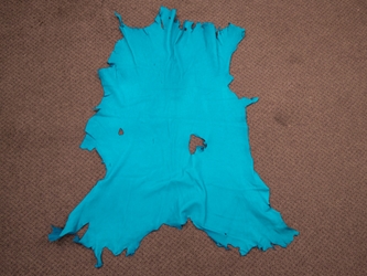 Deerskin Leather: Craft: Turquoise (sq ft) 