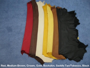 Garment Deerskin Leather: Cream (sq ft) 
