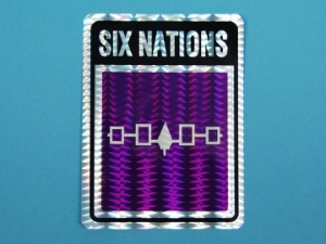 Hiawatha Sticker 3x4 iroquois confederacy