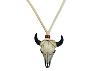 Mini Buffalo Skull Necklace 