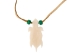 Iroquois Bone Turtle Necklace - 404-301AI (Y2KC07)