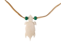 Iroquois Bone Turtle Necklace 