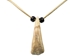 Real Water Buffalo Tooth Necklace: 1-Tooth - 404-601 (Y2H)