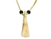 Real Water Buffalo Tooth Necklace: 1-Tooth - 404-601 (Y2H)