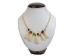 Real Water Buffalo Tooth Necklace: 5-Tooth - 404-605 (Y2KC11)