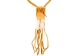 Real Buffalo Molar Necklace - 404-851-AS (Y2KC18)(Y2KRG)