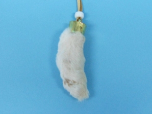 Natural 1-Rabbit Foot Necklace 